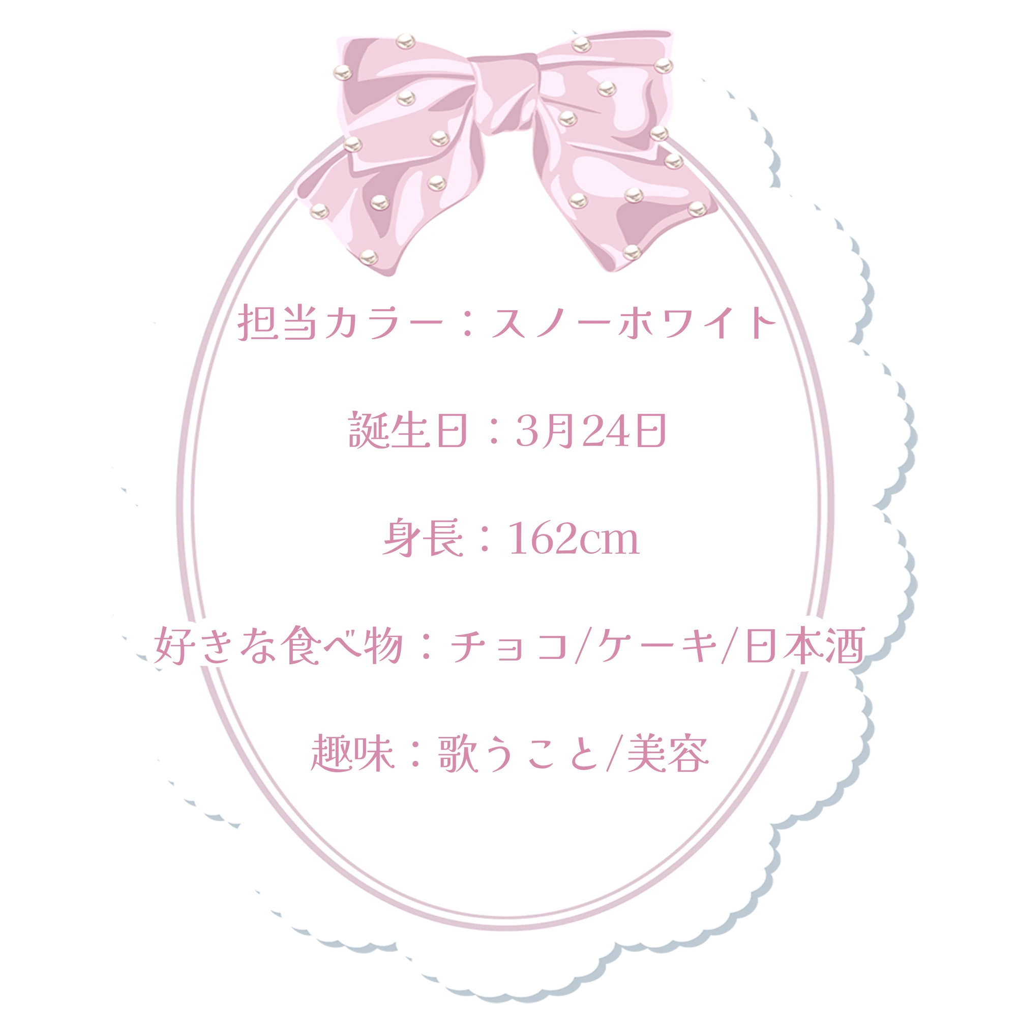 白石ほのかアイドルメンバープロフィール