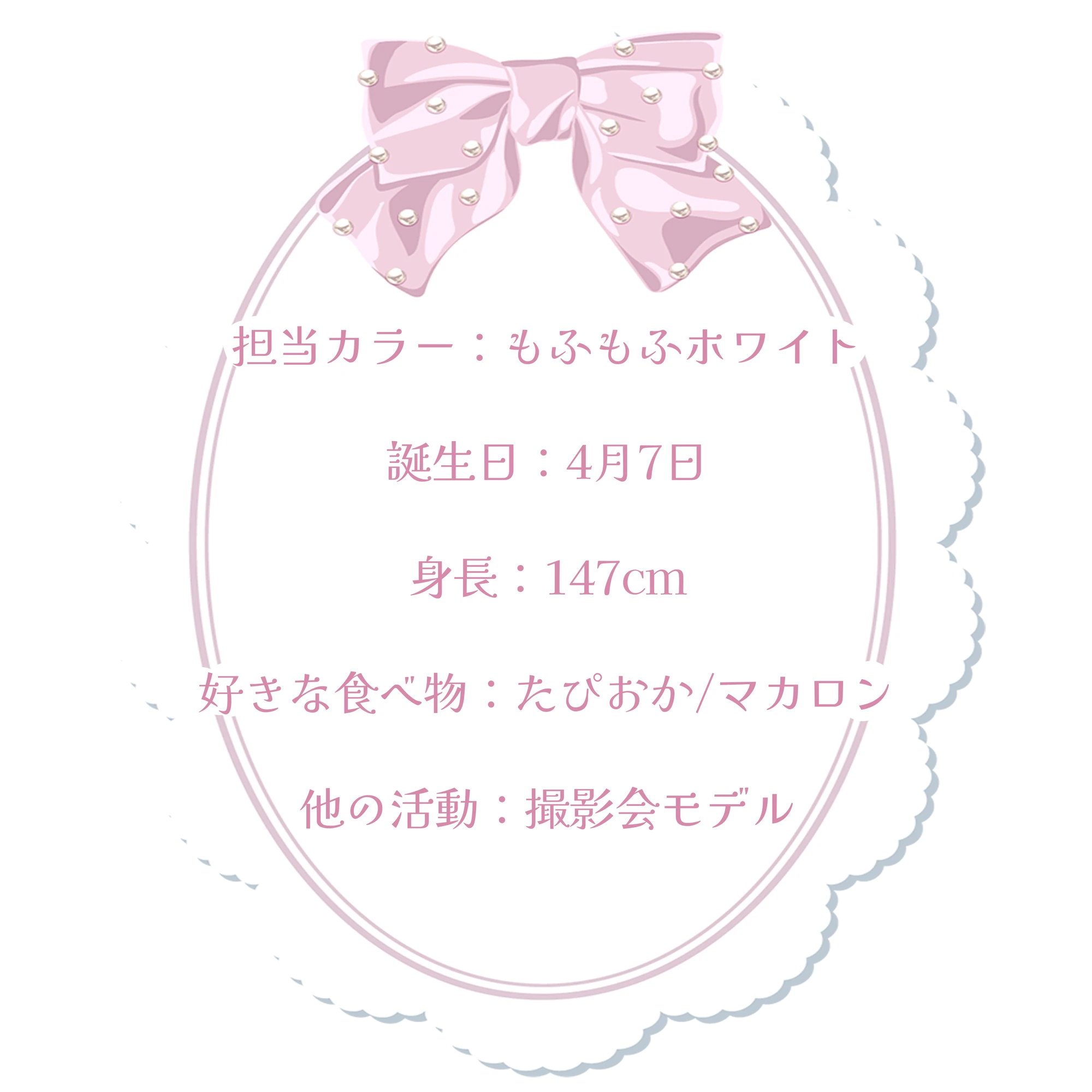 涼白ましろアイドルメンバープロフィール